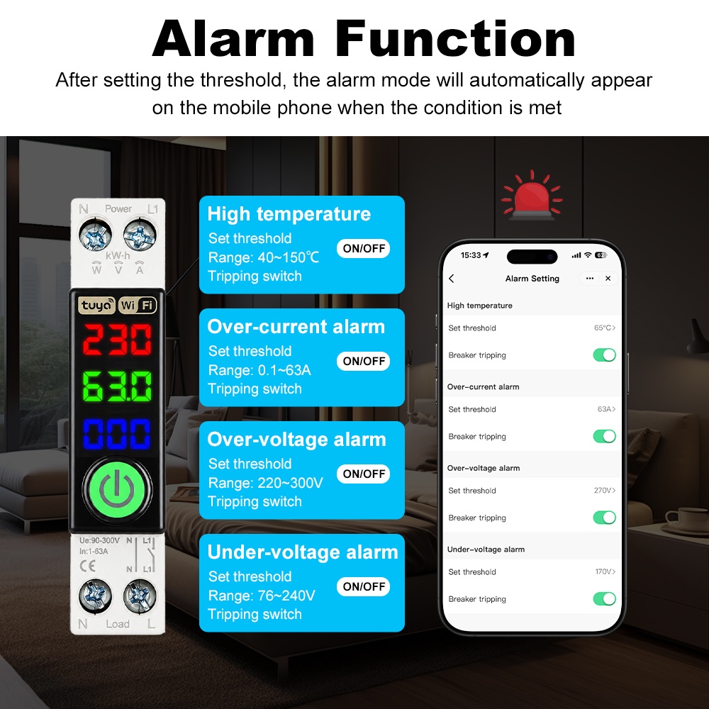 Manhot WiFi Circuit Breaker LE - Energy Monitor Meter recension och pris