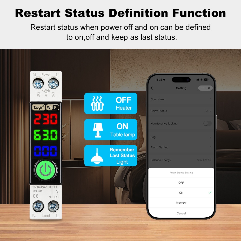 Manhot WiFi Circuit Breaker LE - Energy Monitor Meter recension och pris