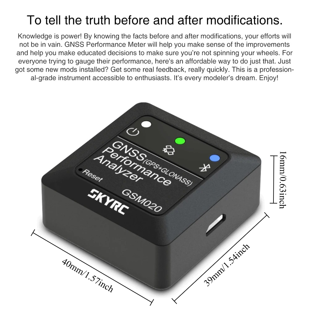 SKYRC GSM020 GNSS Performance  - Energy Monitor Meter recension och pris