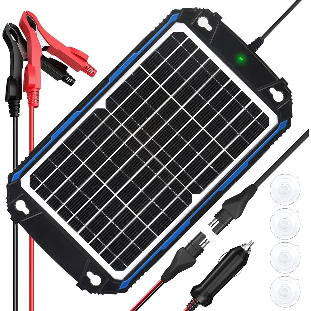 Waterproof 12W 12V Solar Batte - Charge Controller Solar recension och pris