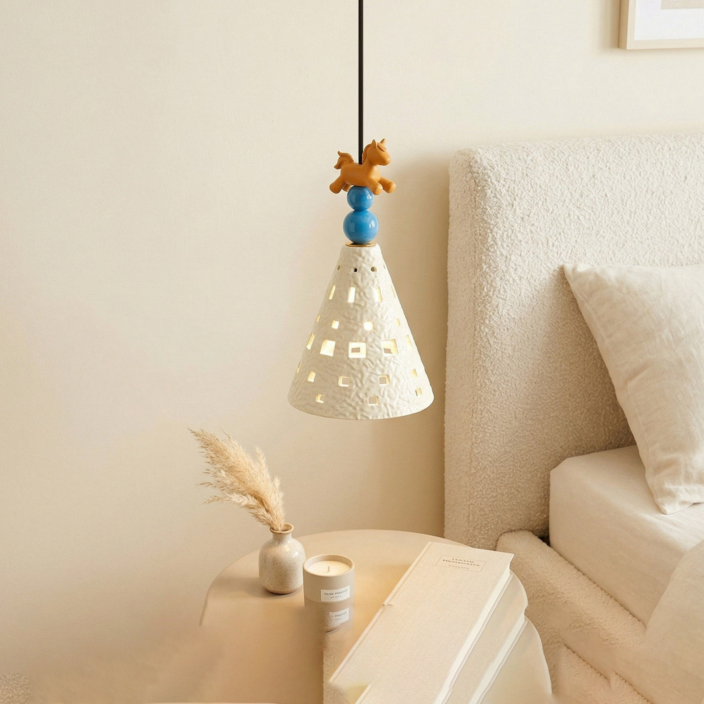 Cream wind children's room bed - Solar Lamp recension och pris